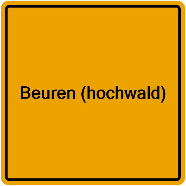 Einwohnermeldeamt24 Beuren (hochwald)